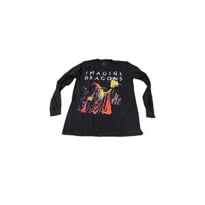 Imagine Dragons World Tour 2024 Long Sleeve Tshirt Size Large H85